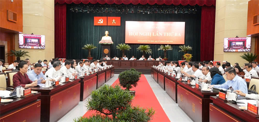 Hội nghị lần thứ ba Ban Chấp hành Đảng bộ TP Hồ Chí Minh nhiệm kỳ 2025–2030: Quyết sách lớn cho giai đoạn phát triển mới